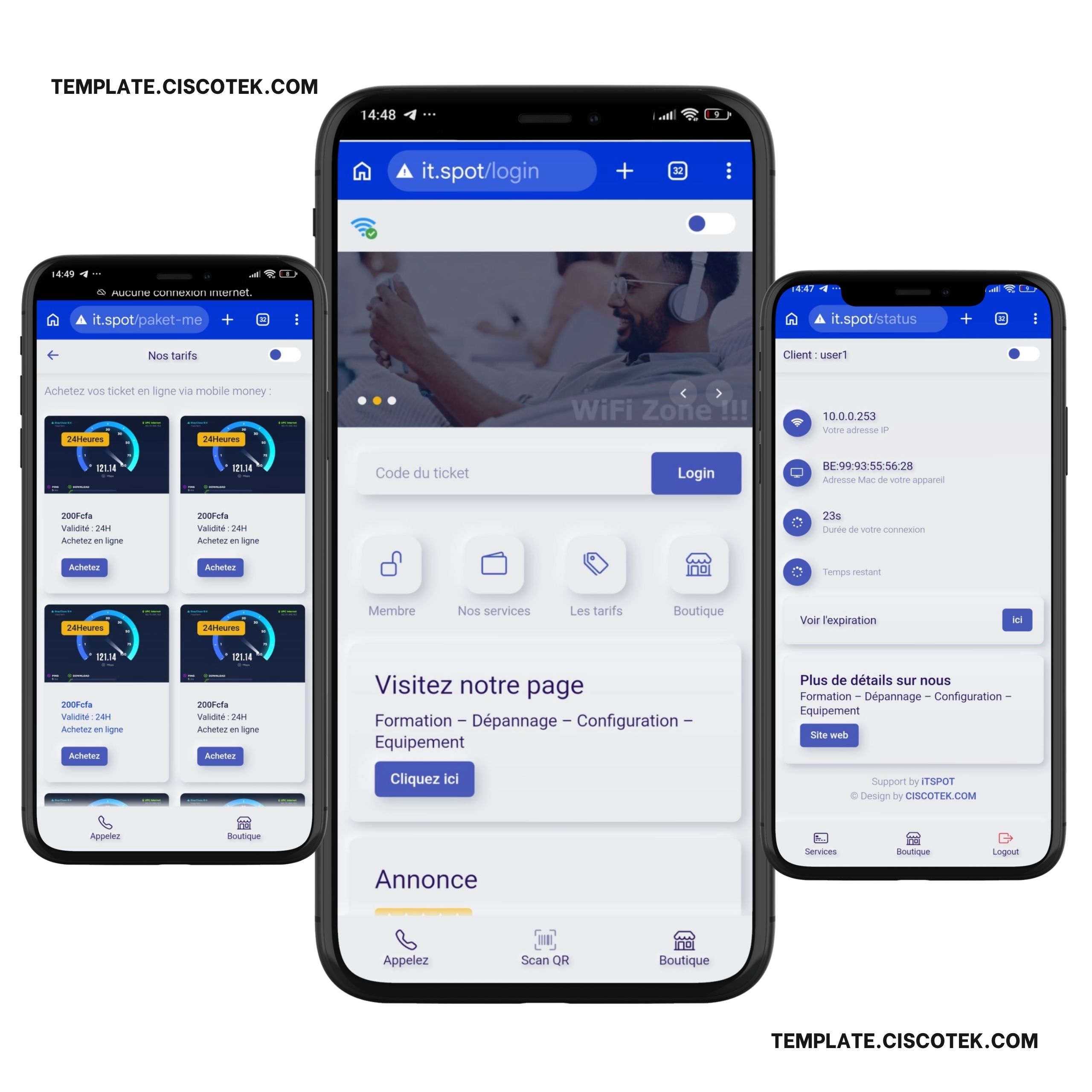 Mikrotik login page Template 4
